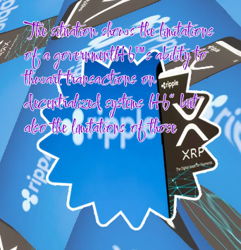 Says it tied btc transactions to